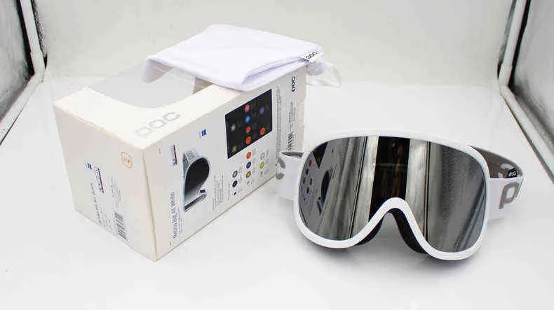 Marque originale Retina lunettes de ski double couches anti-buée grand masque de ski lunettes ski hommes femmes neige snowboard clarté 2201106151506