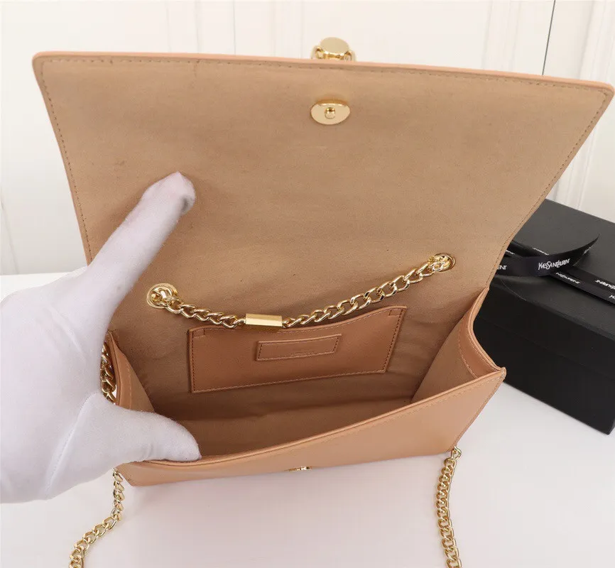 Kate sac chaîne portefeuille avec gland sac à main mode épaule rabat sacs à main en cuir lisse sac à bandoulière concepteur luxe bagfor femmes fournisseurs supérieurs