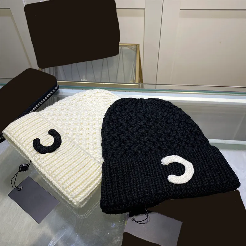 Caps Knitted Cap Designer Hat Elastic Womens Fitted Hats Woolen Letters Mens Bonnet Luxury Beanie Winter Fashion Weote