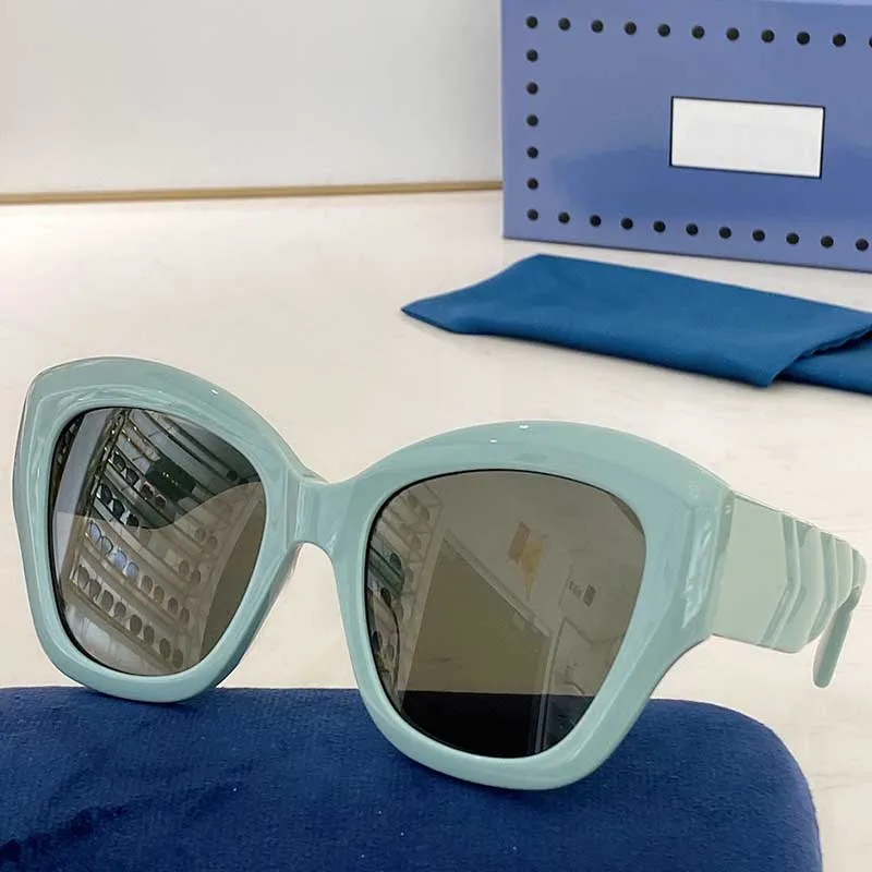 2021ss nova mulher olho de gato óculos de sol mulher designer óculos de sol feminino moda óculos de sol espinha de peixe espelho perna design óculos 0808 wit220i