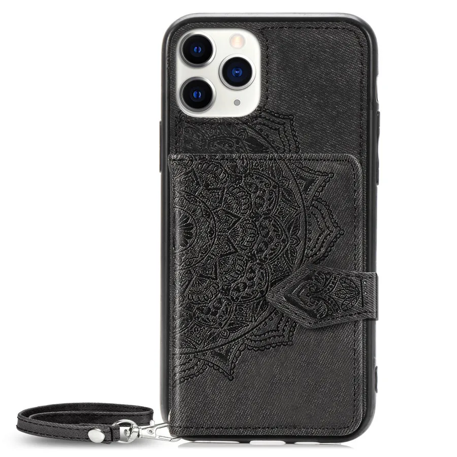 Luxuriöse Retra-Lederhülle mit Kartenhalter für iPhone 12 11 Pro Max Mini SE 2020, PU-Leder, vollständige Abdeckung für XS MAX XR X 7 8 6 6S Pl4997030