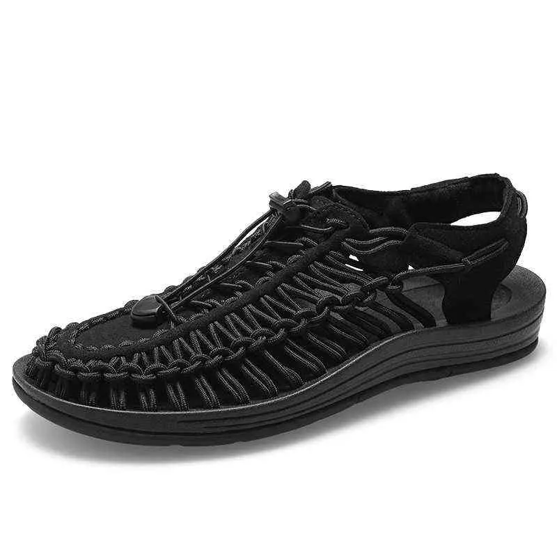 Sandals Plus Size 35-48 Summer Men Shoes Fashion Casual For Women Cross Strap Beach Sports Sandalias Chaussure Homme Femme 220302