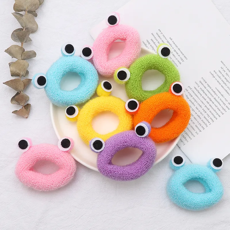 Cute frog bands girl ring elastic rubber band Korean children's headdress hair accessories