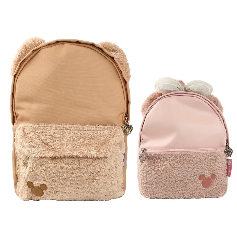 Tv Anime Duffy Bear Shelliemay Rose Backpack Soft Toys Children Schoolbag Stuffed Toy Plush Animal Bag Girls Gifts Y200328257r