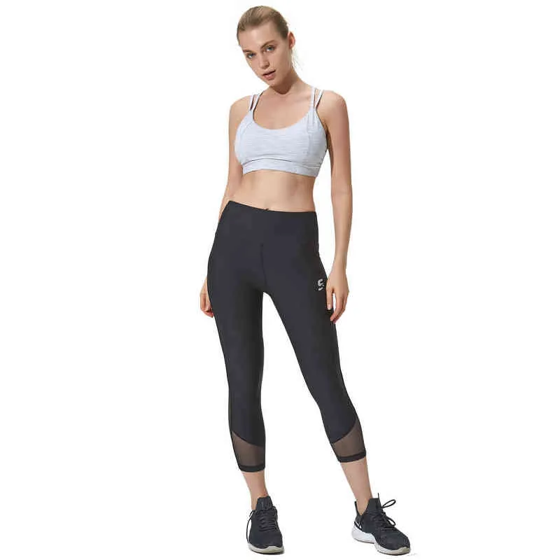 Women Yoga Compression Leggings Sport Seamless High Waist Elastic Pants for Women Running Tights Fitness Workout Yoga Sweatpants H1221