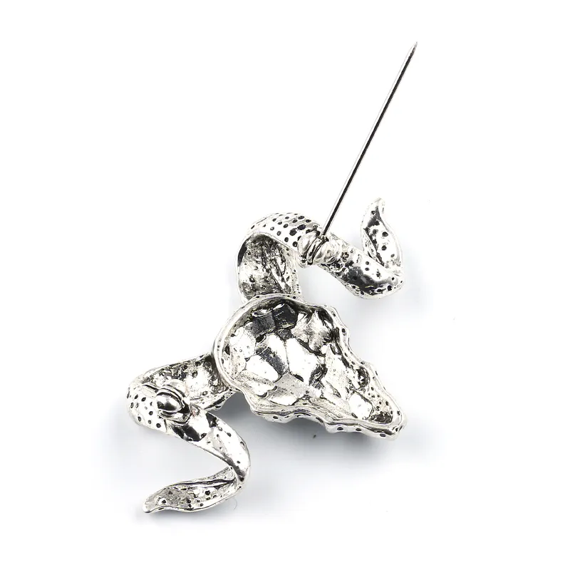 Entièrement vintage mouton Forme de tête broche de personnalité de personnalité de la personnalité bijoux pour les hommes et les femmes du chapeau en émail épingles de badge 2010270E