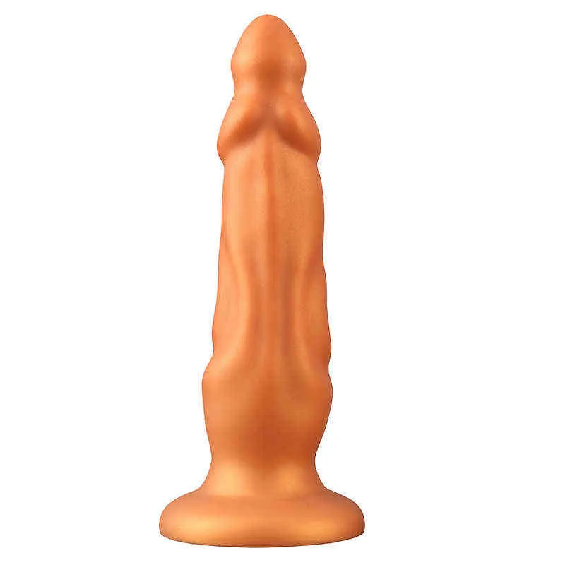 Nxy dildo's anale speelgoed nieuwe siliconen plezier plug heren en dames achtertuin masturbatie super grote nep penis volwassen producten 0225