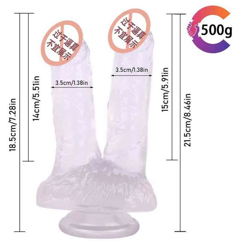 NXY Dildos Realistic Dildo Health Tpe Private Multiple Size Fake Penis Cheap Sex Toys Butt Plug Anal Strap on Suction Cup Huge G-spot 220105