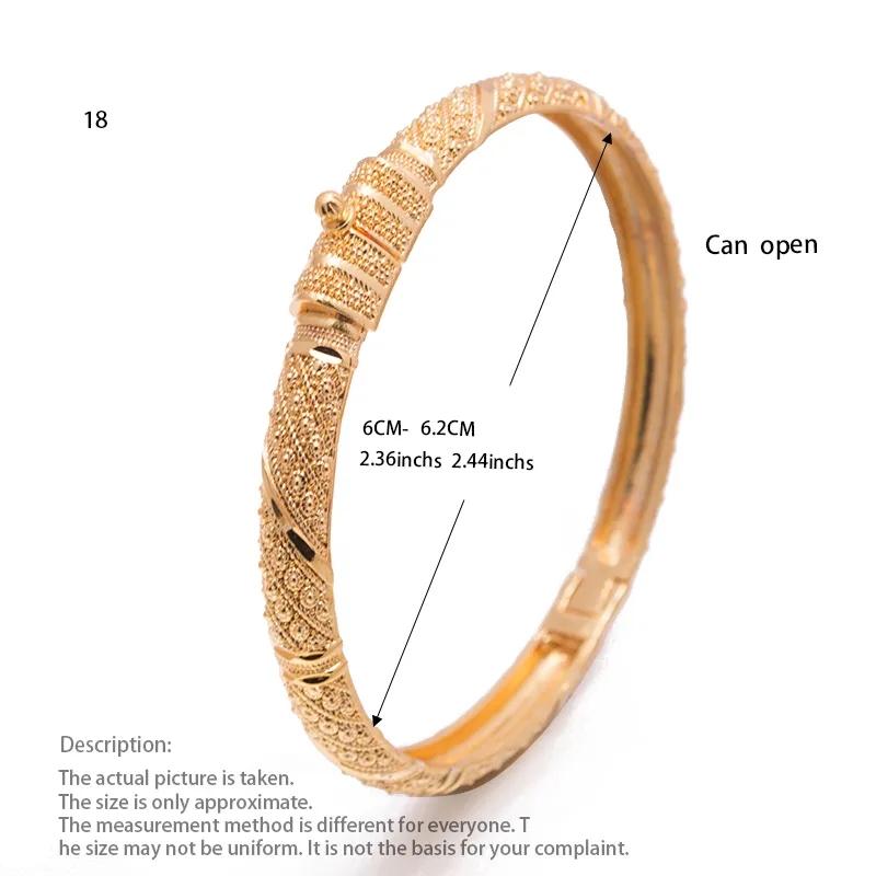 Femmes bracelet en or de mariage bracelets pour femmes mariée