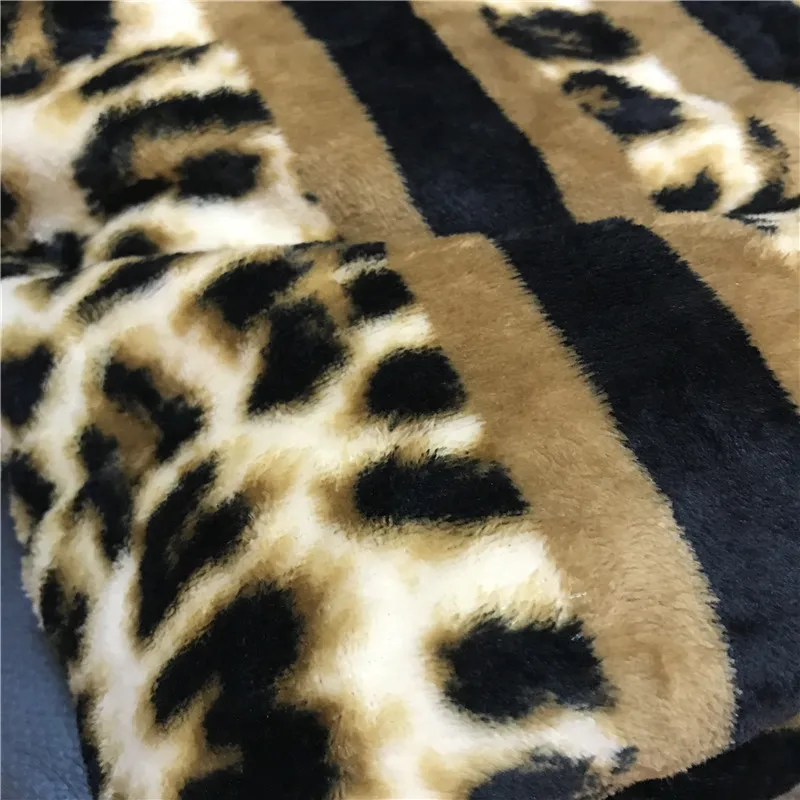 Portable blanket Leopard print plush coral fleece blanket soft winter throw Vintage style good quality279u