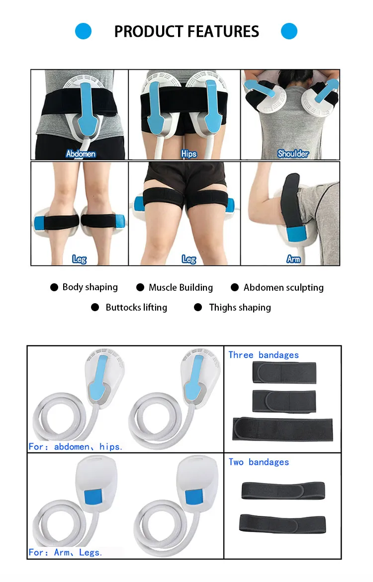 EMSlim electromagnético Tesla máquina de adelgazamiento pérdida de grasa moldeadora de cuerpo estimulador de músculos equipo de belleza de construcción de cuerpo portátil