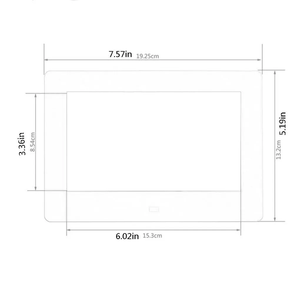 7 بوصة إطار الصورة الرقمية X08E - إطار الصورة الرقمية مع شاشة IPS عرض الحركة USB و SD فتحات بطاقة SD للتحكم عن بعد 201211