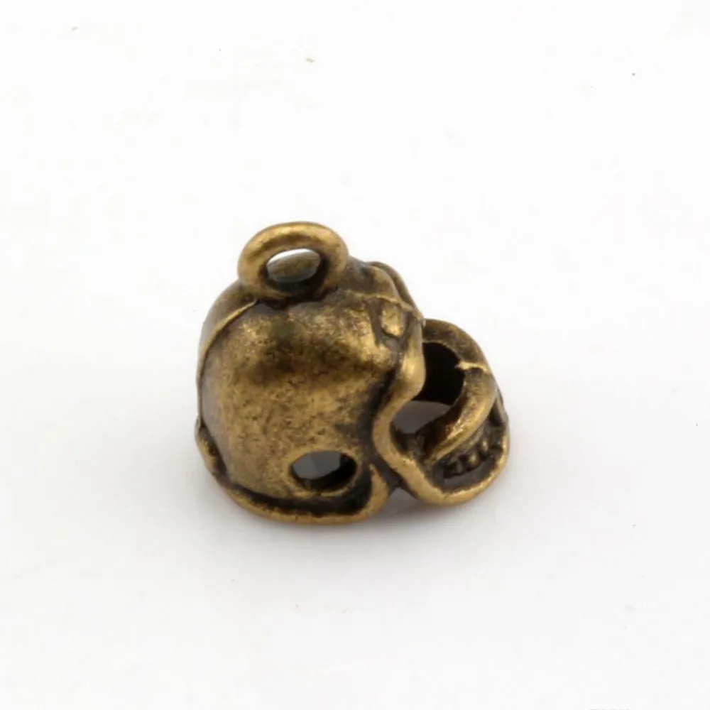 150 pièces Antique argent bronze or 3D petit casque breloques pendentifs pour la fabrication de bijoux Bracelet collier bricolage accessoires 304J
