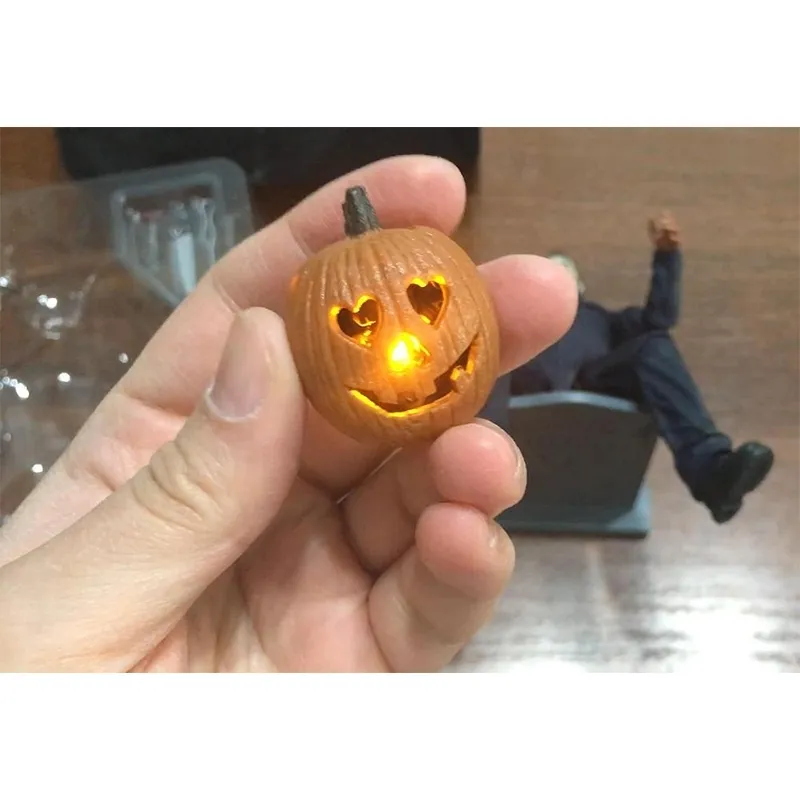 Pumpkin With Led Light Halloween Ultimate Michael Myers Action Figure Collectable Model Toy Doll Gift (08)