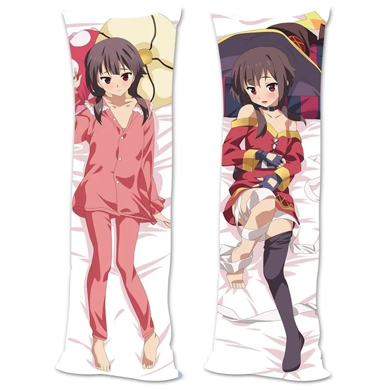 Аниме KonoSuba Божье благословение в этом чудесном мире Megumin Dakimakura охватывает обнимающее тело наволочка 201212239G