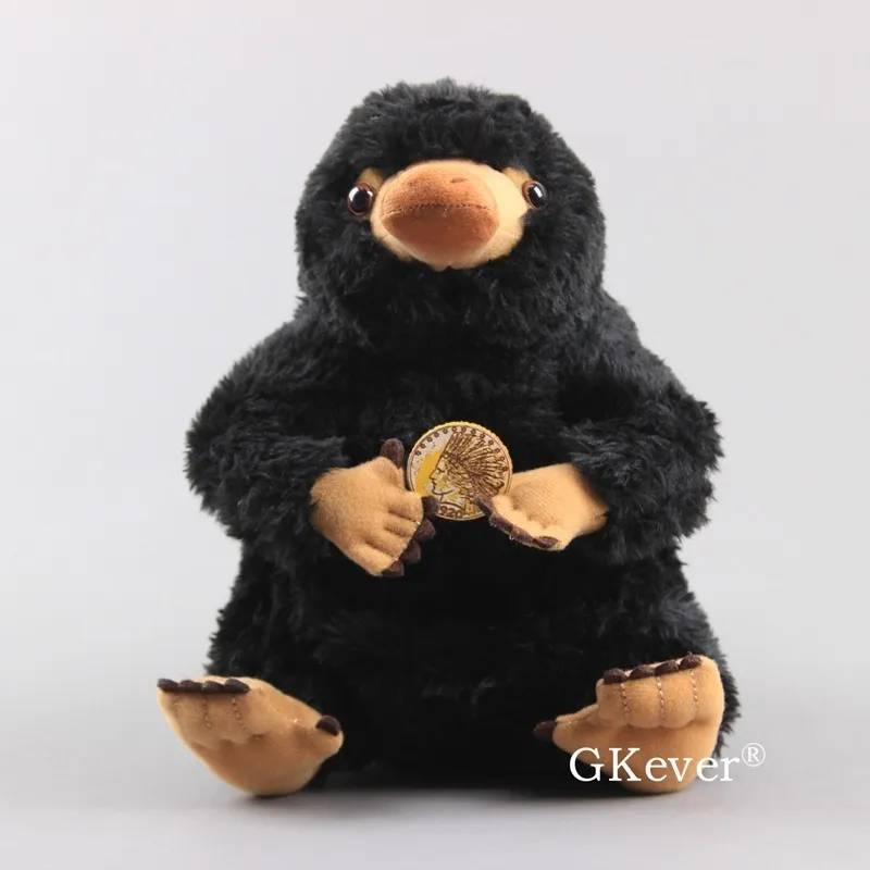 20 cm Fantastiska djur och var man hittar dem Niffler Collector's Plush Toys Peluche Black Duckbills fylld Animal Doll Kid G295C