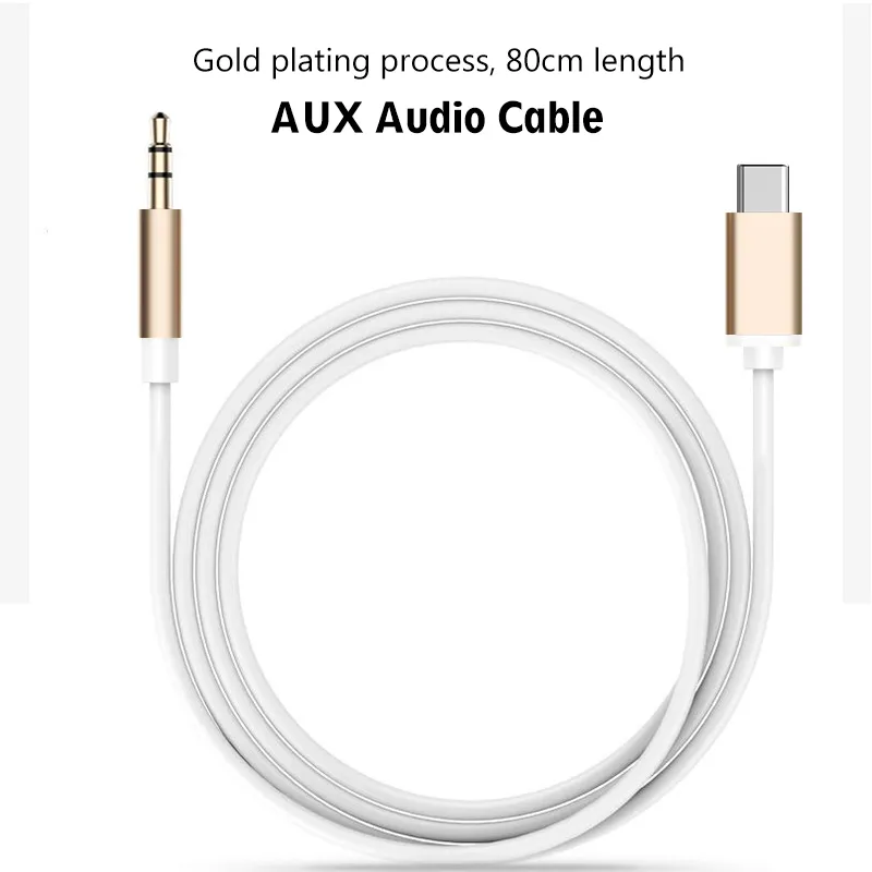 For Xiaomi Samsung 3.5Mm Cable Type C Jack Audio Extension Aux Cord For Car Speaker Headphone Connector Typec To