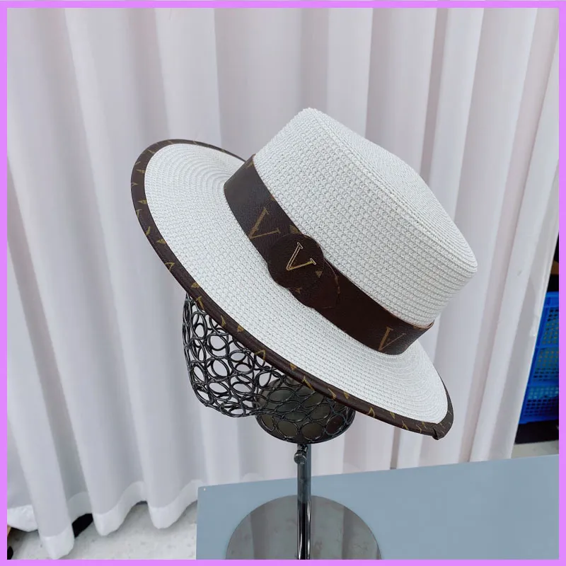 22SS Bucket Hat Women Mens Designer Casquette Womens Straw Hat Letters Summer Outdoor Caps Hats High Quality Baseball Cap Brim Hat D223022F