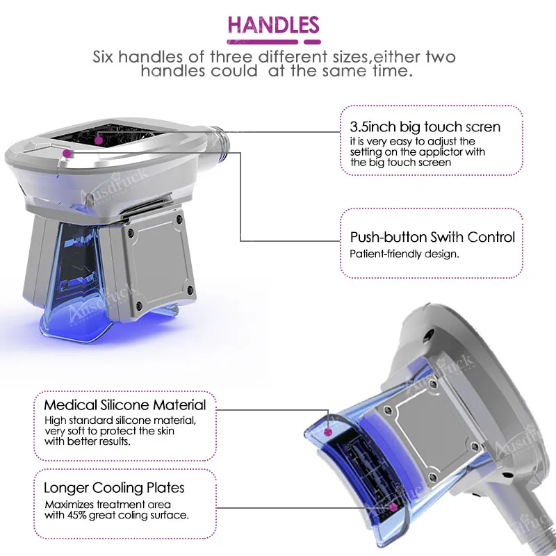 الأكثر مبيعا 4 hanldes cryo التخسيس الدهون التجميد آلة الجسم التشويش الدهون تجميد الجهاز تجميد الدهون الغلاف سليم معدات التجميل