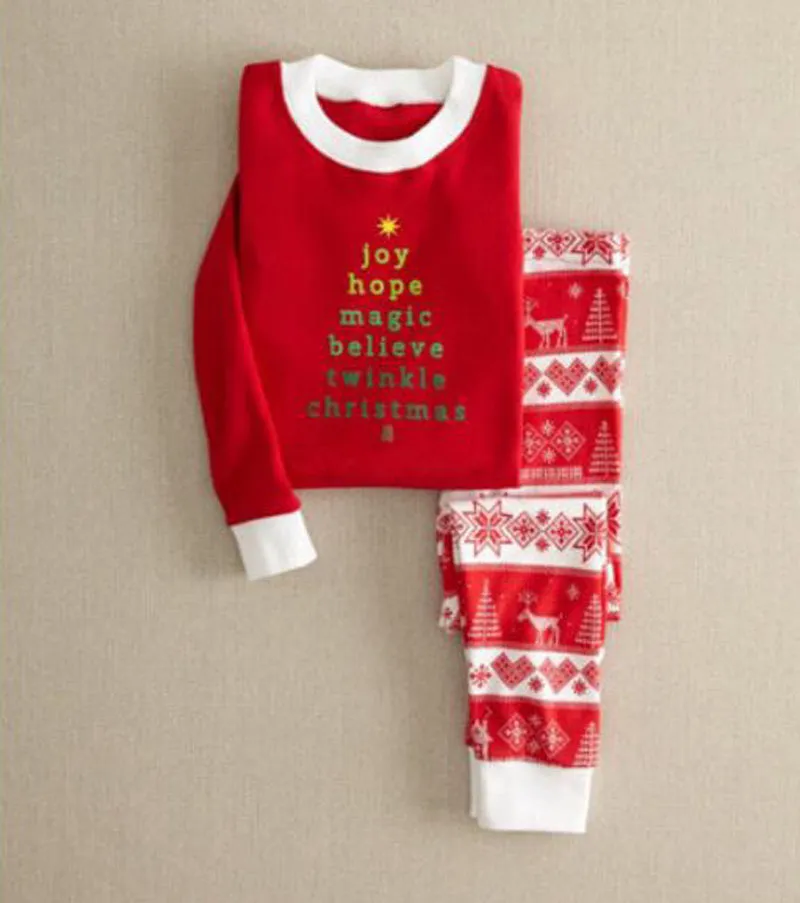 Yeni Yıl Aile Noel Pijama Aile Eşleştirme Kıyafet Baba Anne Kızı Kız Erkek Giyim Setleri Pijama Aile Bakışı 201128