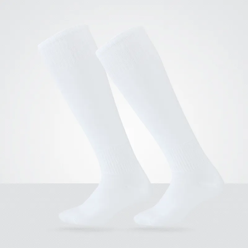 es de chaussettes de football pour homme au-dessus du genou Chaussettes de sport à course longue Noir Blanc Bleu Couleur Respirant Chaussettes athlétiques à course mince 201027