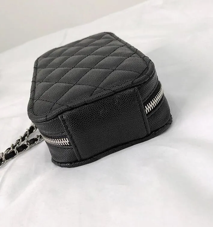 2020高品質の本物の革マルチカラーファッションガールズハンドバッグミニチェーン財布財布クロスボディバッグ電話ケース携帯電話212y