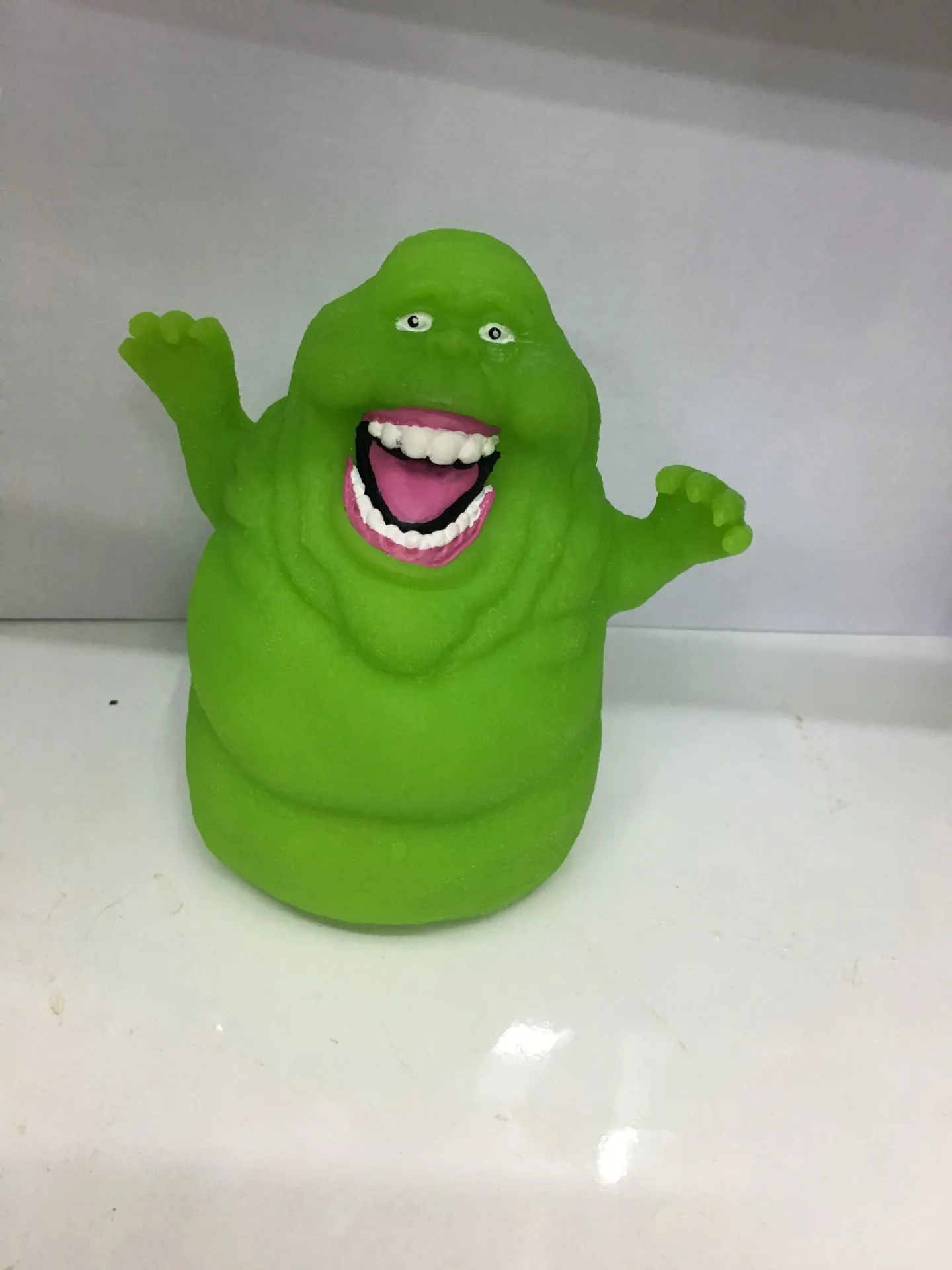 set Cartoon Anime Anhime Ghostbusters Green Ghost Ghost Slimer Figure Doll Pvc фигур