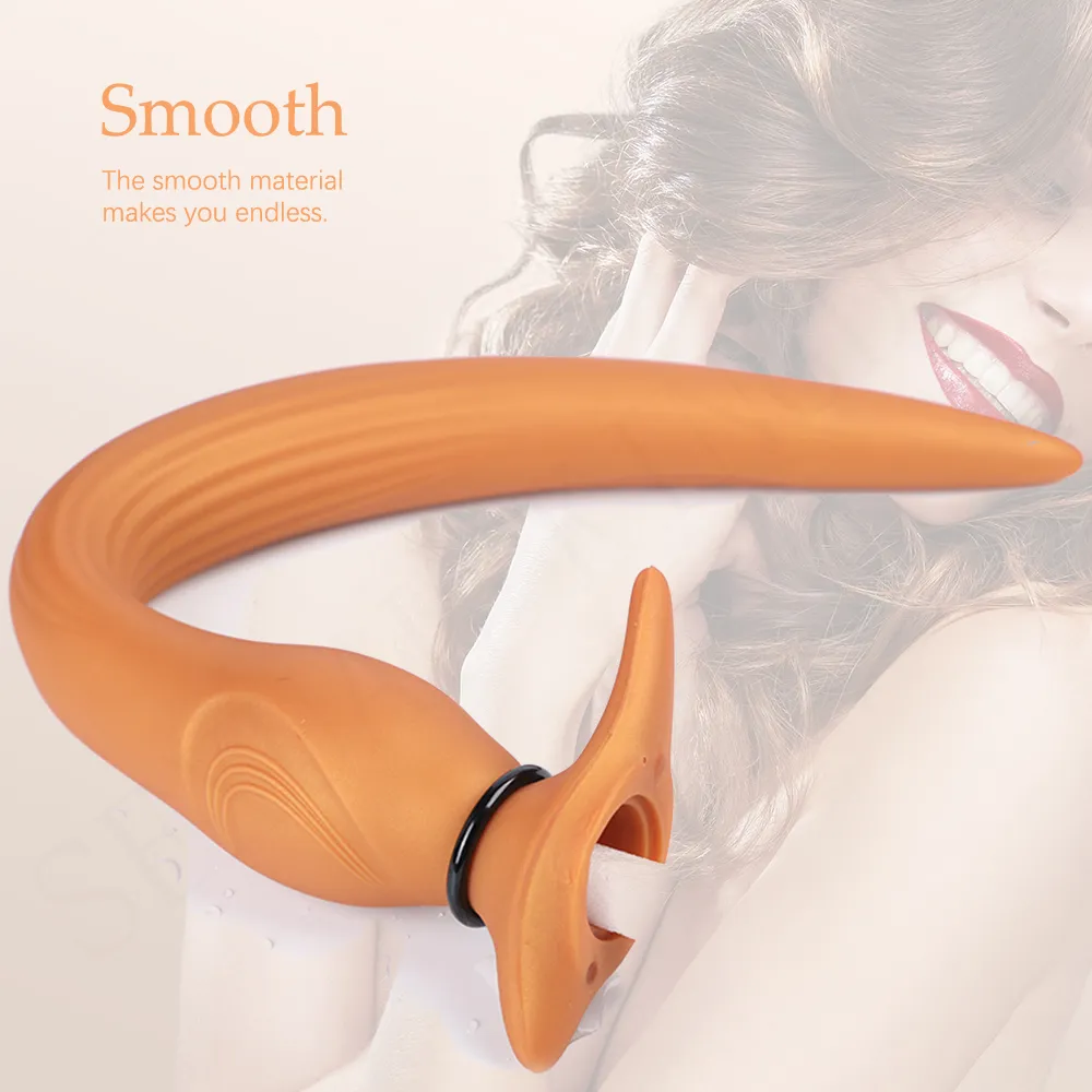 Massaggio morbido silicone plug anale design cavo butt plug gonfiaggio vaginale masturbatore dildo sesso anale negozio coppie giocattoli adulti