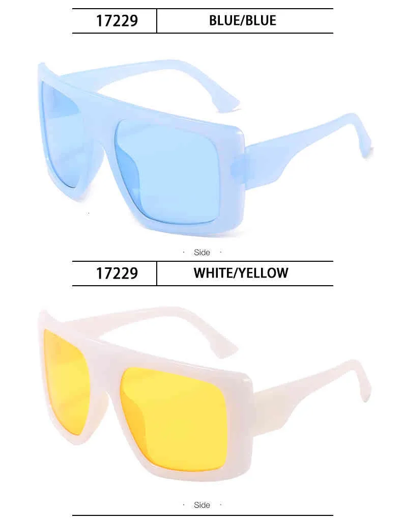 Vintage Big Frame Oversized Sunglasses Women Luxury Brand Designer Pink White Sun Glasses Square Shades Oculos