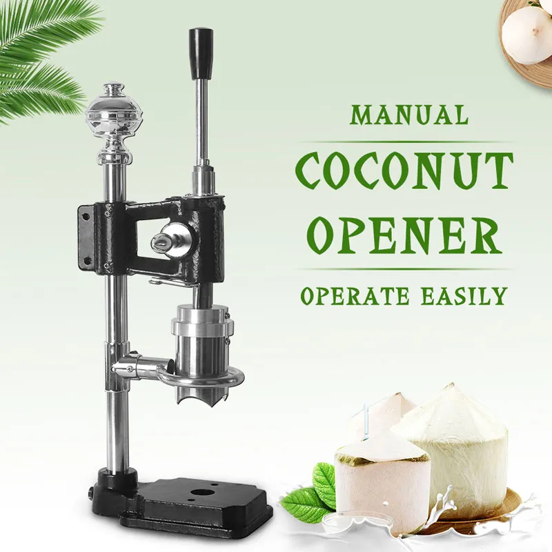 fabriek direct sHandpers kokosnoot openingsmachineopenerkokosnoot deksel openingsmachine gatopener groene kokosnoot ponsmachine226R
