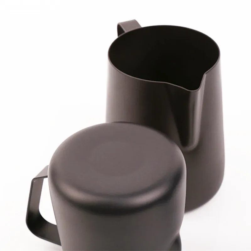 Jarra de café expresso antiaderente de aço inoxidável 350600ml, jarra artesanal de café com leite, jarra para espuma de leite c10303854860