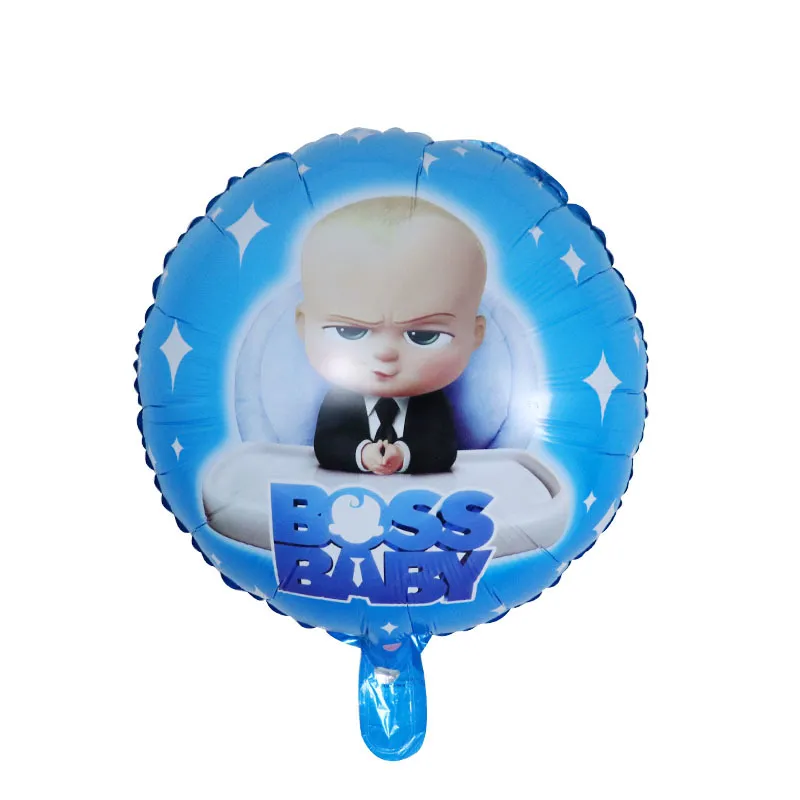 Cartoon Baby Boss Birthday Party Theme Foil Helium Balloons Kids Birthday Party Decorations Garland Arch Kit Air Globos 1027