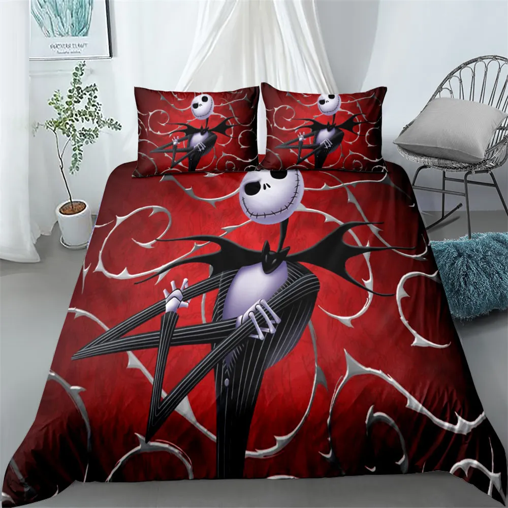 jake n sally nightmare before christmas set di biancheria da letto bambini king queen double full twin set di biancheria da letto singolo C1018