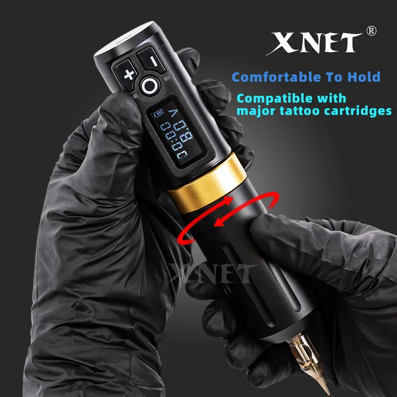 Tattoo Machine xnet Plus беспроводной ручки мощный моторный мотор мотор 2000 мАч.