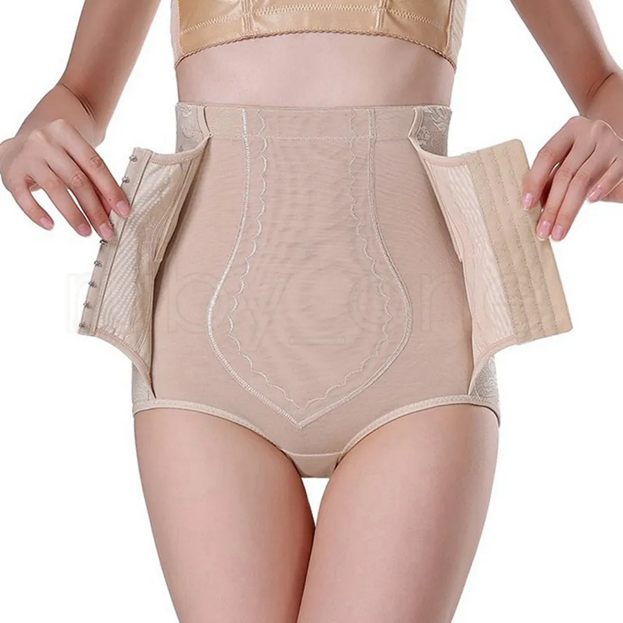 Kvinnor Midja Trainer Panties Tummy Control Panties Butt Lifter Body Shaper Waist Cincher Corset Hip Panty