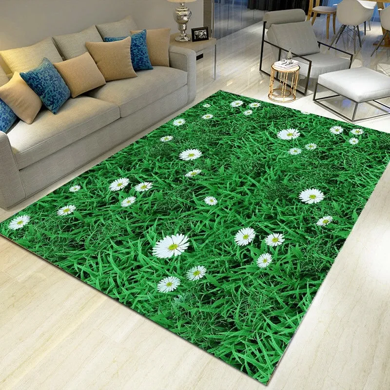 3D Flower Carpets Hallway mat Doormat Bedroom Rectangle Floral rug Living Room Classic Ocean Rugs Kids Kitchen Stairs Carpet Anti9530086