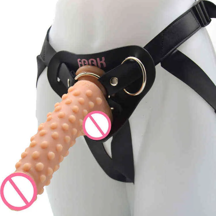 NXY Godes Pénis Granulaire Portant Un Dispositif De Masturbation Féminine Produits De Sexe Pour Adultes Mari Et Femme Jouets Orgasme Bâton Anal Plug 0221