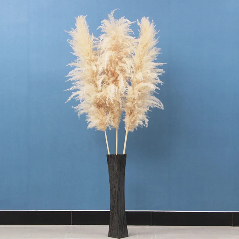 30 дюймов свадебный специальный декор из пампасной травы большого размера, пушистые перья, свадебные цветы, растения, натуральные белые сухоцветы C11111625512