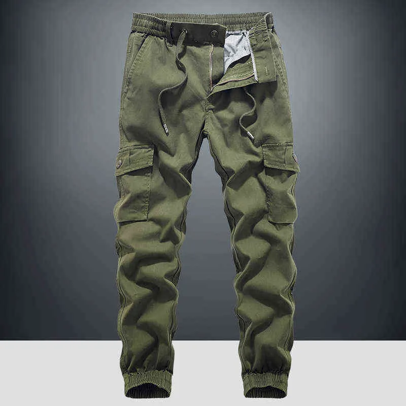 Сплошные грузовые штаны Мужчины весна осень военный тактический мужской мультиплетчик многолетний тренировочный кемпинг Новый J220629