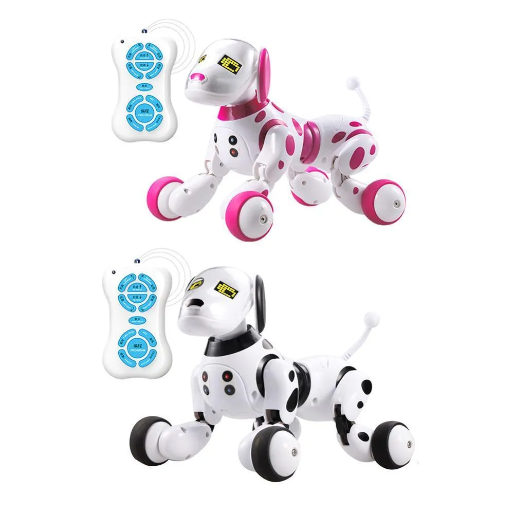 Cane robot telecomandato programmabile 2. Danza intelligente senza fili Parlare elettronico giocattolo educativo animali domestici bambini LJ201105