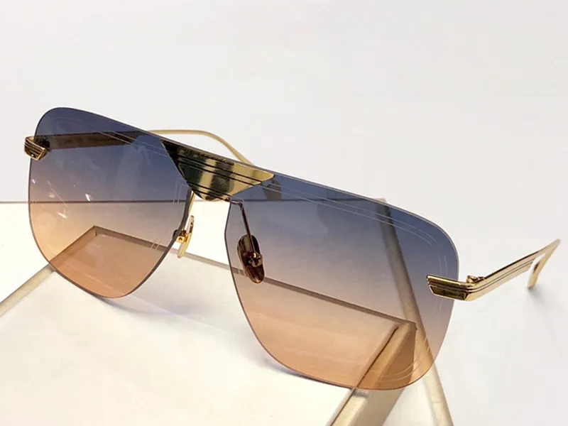 THE AERONAUT Fashion zonnebril met UV-bescherming voor heren Dames Vintage frameloze populaire topkwaliteit met hoes klassiek sung3102