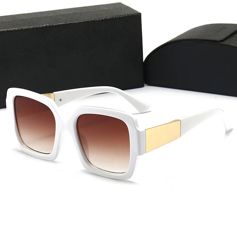 Óculos de sol da banda polarizados UV400 retro polarizado Designer de luxo de luxo Gold quadrado quadro quadrado Brand Sun Glassy Moda Eyewear WO279H