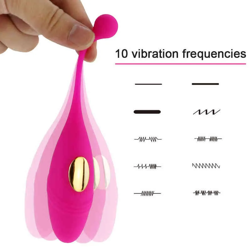 NXY Vibrateurs Vagin Ball Vibrateur Télécommande Sans Fil G Spot Vibrant Amour Oeuf Sex Toy pour Femmes Adulte Anal Jouet Femelle Masturbateur 0105