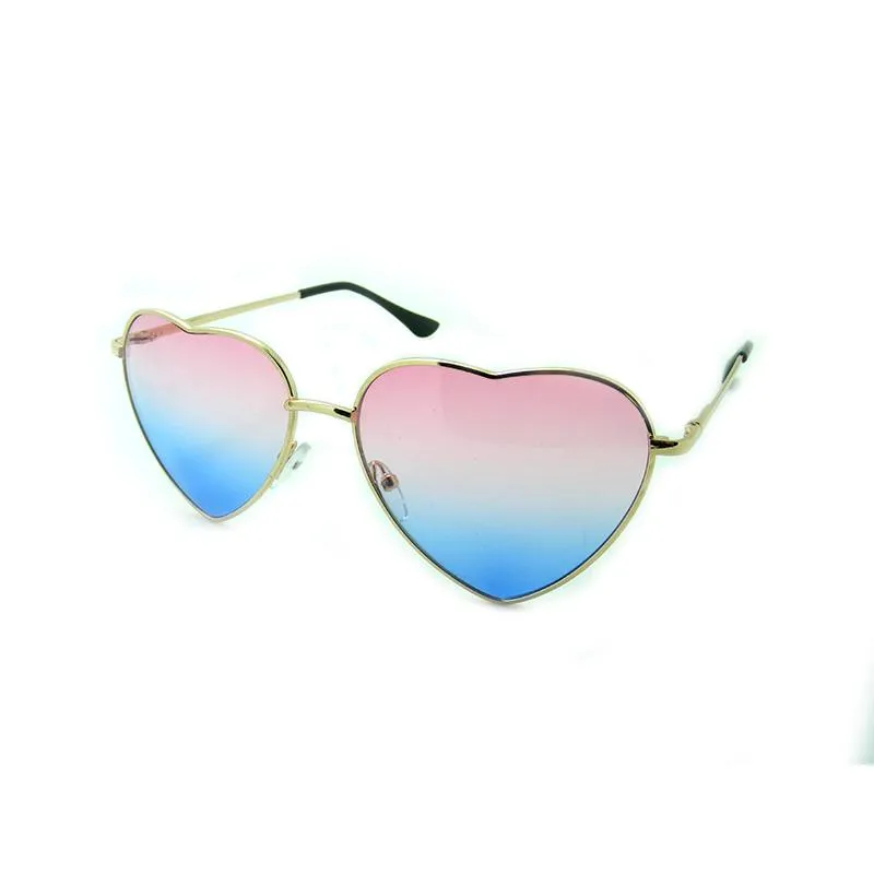 Occhiali da sole a forma di cuore a forma di cuore ragazza retrò con cornice rosa Specchio rosa Donne vintage Sun Eyewear #84059283x