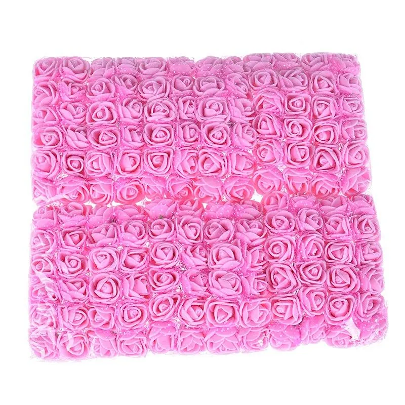 Sztuczna pianka kwiatowa koronkowa róży róży ręcznie bukiet do dekoracji ślubnej