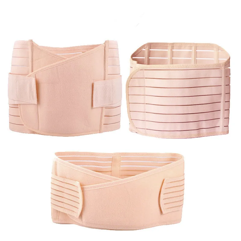 3 Stuks Set Moederschap Postnatale Bandage Taille Cinchers Shapewear Riem Intimates Postpartum Buik Band Zwangere Vrouwen Vrouwelijke Dame 308K