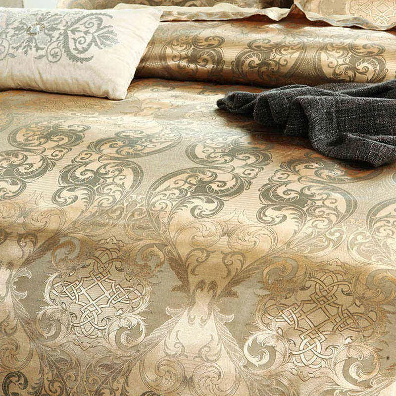 Ensemble de literie d'été drap de lit et taie d'oreiller de luxe housse de couette baroque couvre-lit rococo sur le lit couverture de lit nordique couverture gothique 2197s