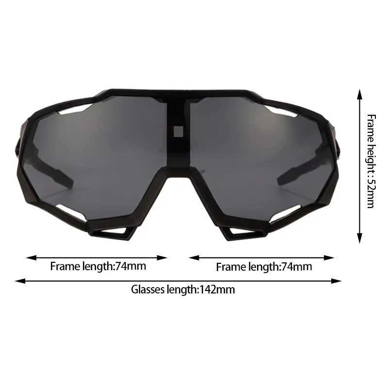 2020 Lunettes à vélo sport Cool Mountain Mountain Verglisme Cycling Sunglasses Sports Eyewear Goggles UV400 Sunglasses for Men Women1796396