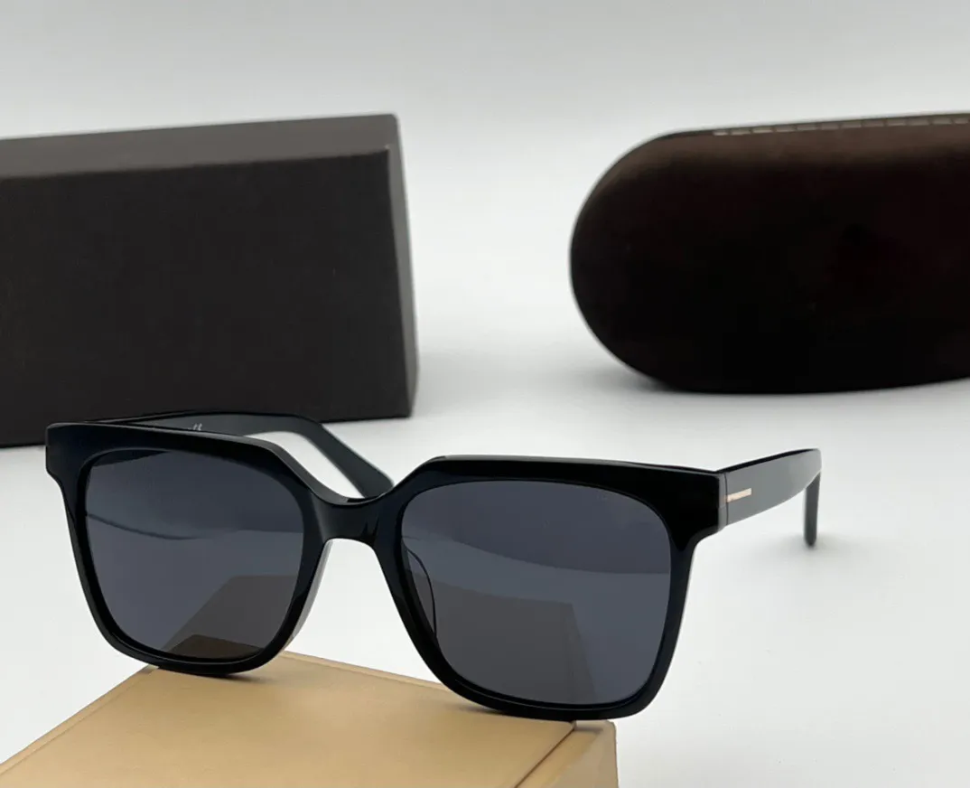 Sonnenbrille für Männer Herren schwarze Sonnenbrüche Safilo Eyewear Frauen Stil Square großer Rahmen Sonnenbrillen UV400 Schutz Vintage Fas229f