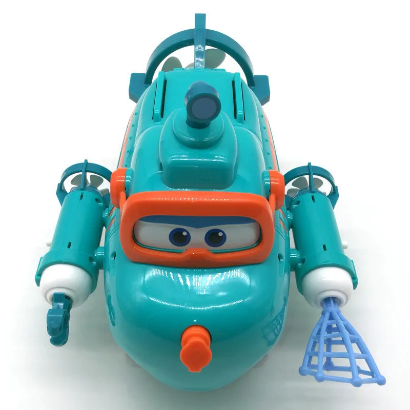 New Season Super Wings Willy's Submarine Boat with Sound Music Light Deformation Action Figure Set Simulation Model Gift Toys247r
